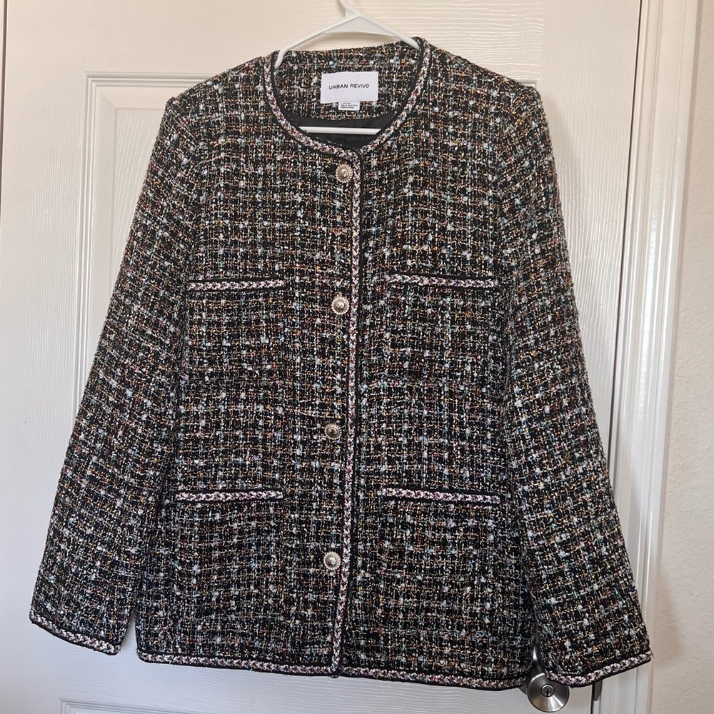 Urban Revivo Tweed Jacket